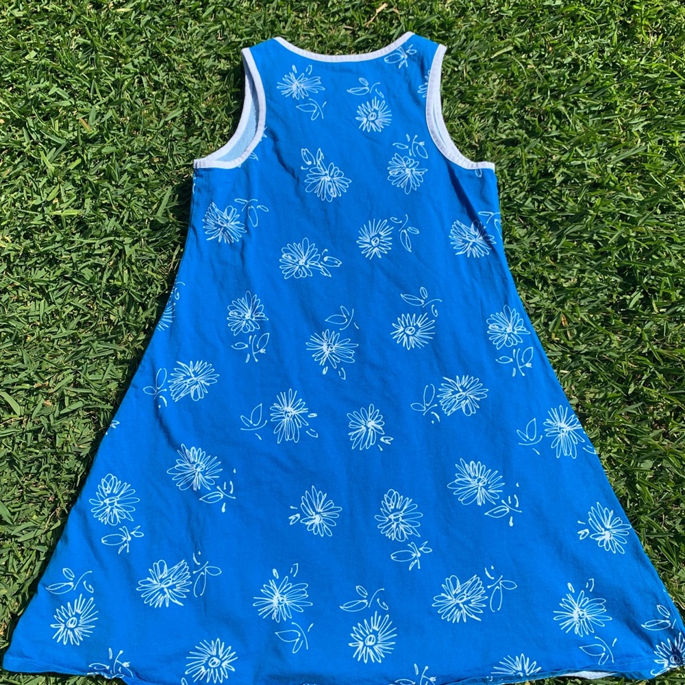 🌸💙👗 Blue Flower Dress for Little Missy - Picture 5 of 7